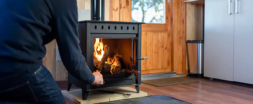 Open Hearth Wood Fireplace Installation in Brooklyn Park, MN