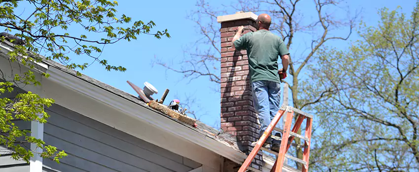 Vinyl and PVC Chimney Flashing Installation in Brooklyn Park, MN
