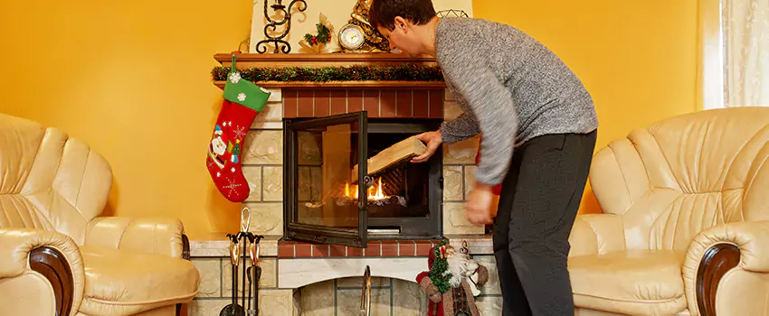 Rusted Metal Fireplace Restoration in Brooklyn Park, Minnesota
