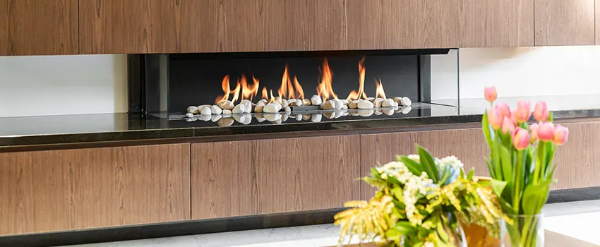 Double-height Fireplace Design Refurbishment in Brooklyn Park, Minnesota
