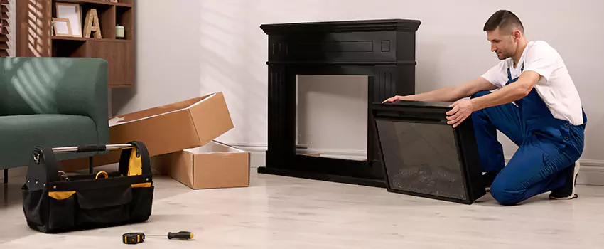 Old Rusted Metal Fireplace Repair And Replacement in Brooklyn Park, MN