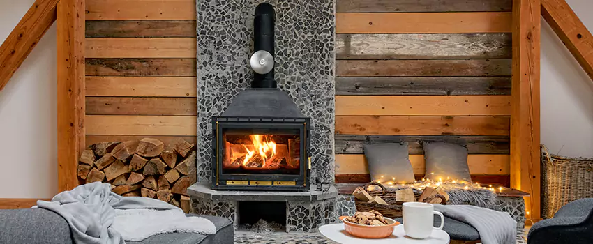 Thelin Hearth Products Direct Vent Gas Stove Fireplace Inspection in Brooklyn Park, Minnesota
